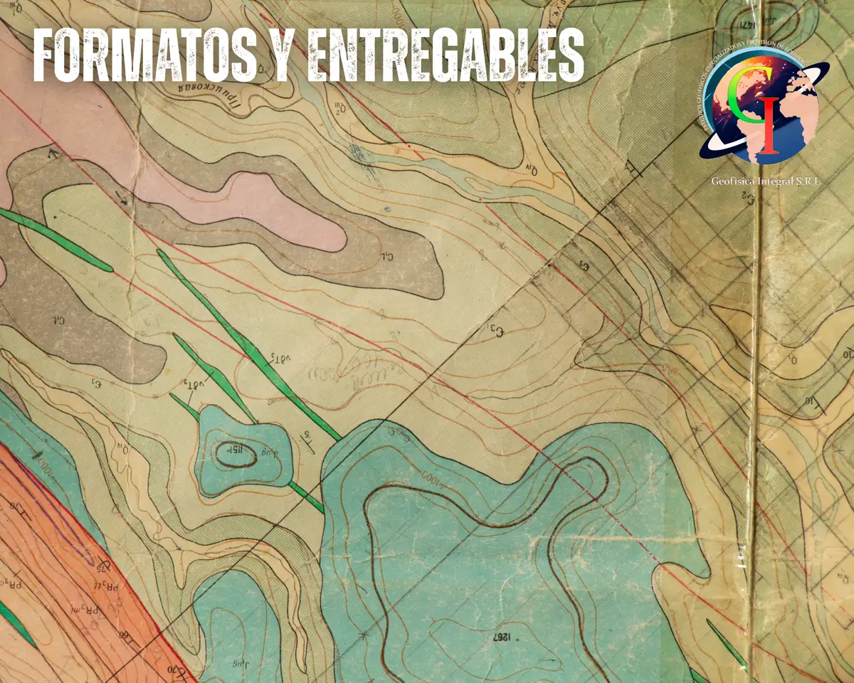 Entregables de teledetección en formatos GIS y reportes técnicos